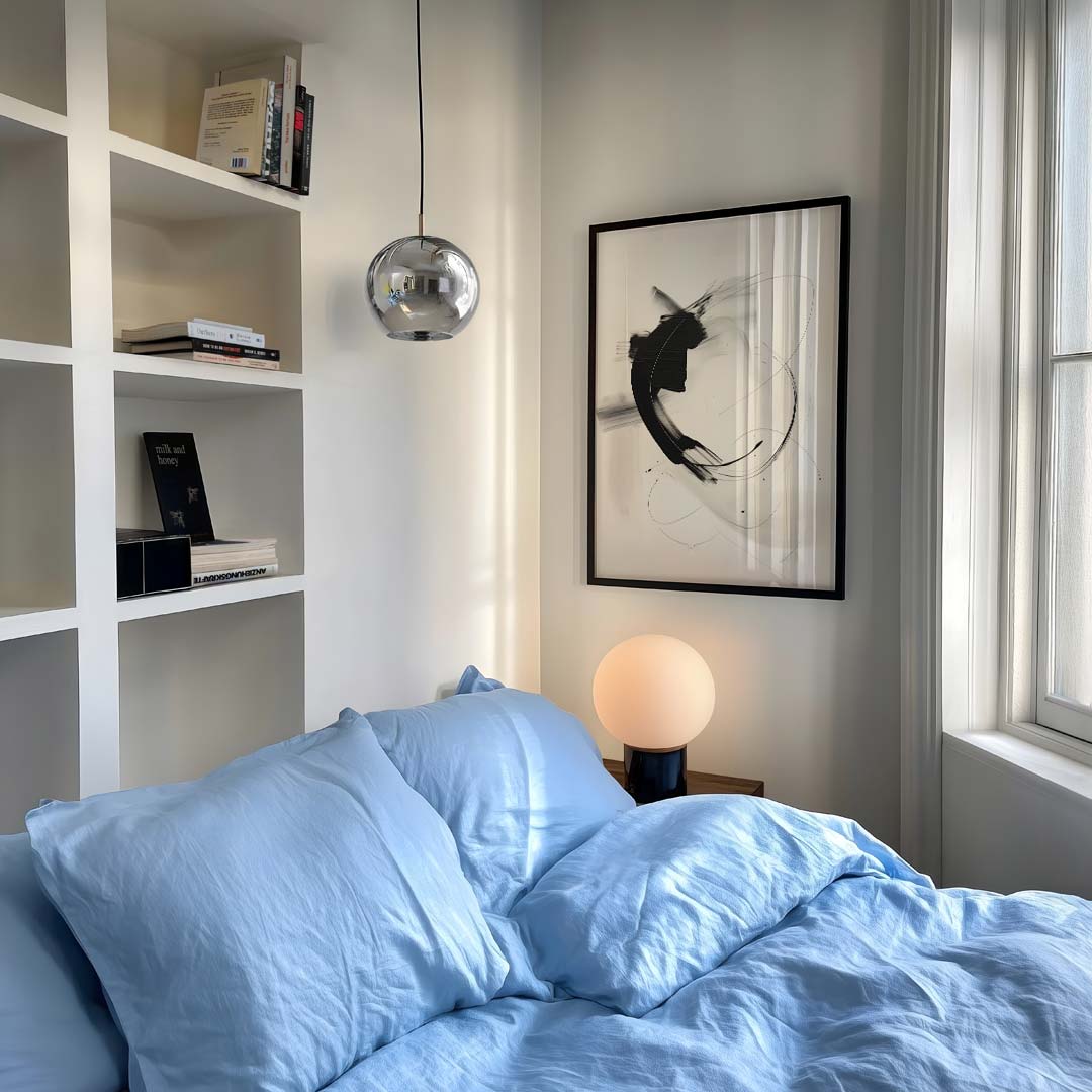Abstracte Elegantie – staande muurposter met elegante eenvoud