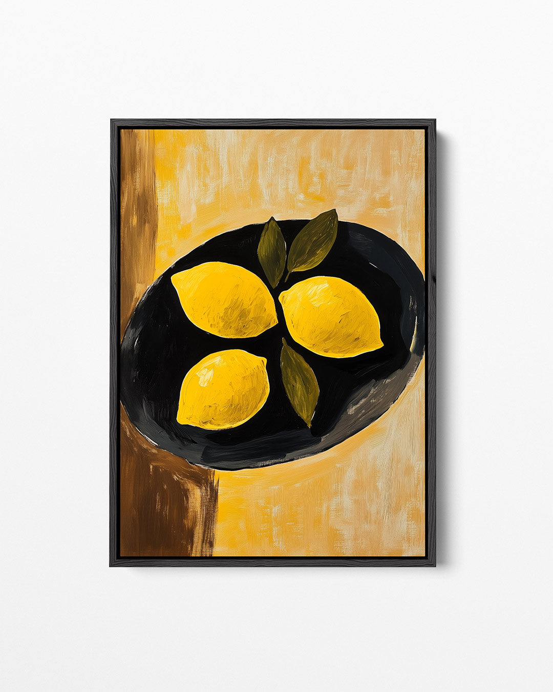 Citroenen op schaal – staand wanddecoratie kunstwerk
