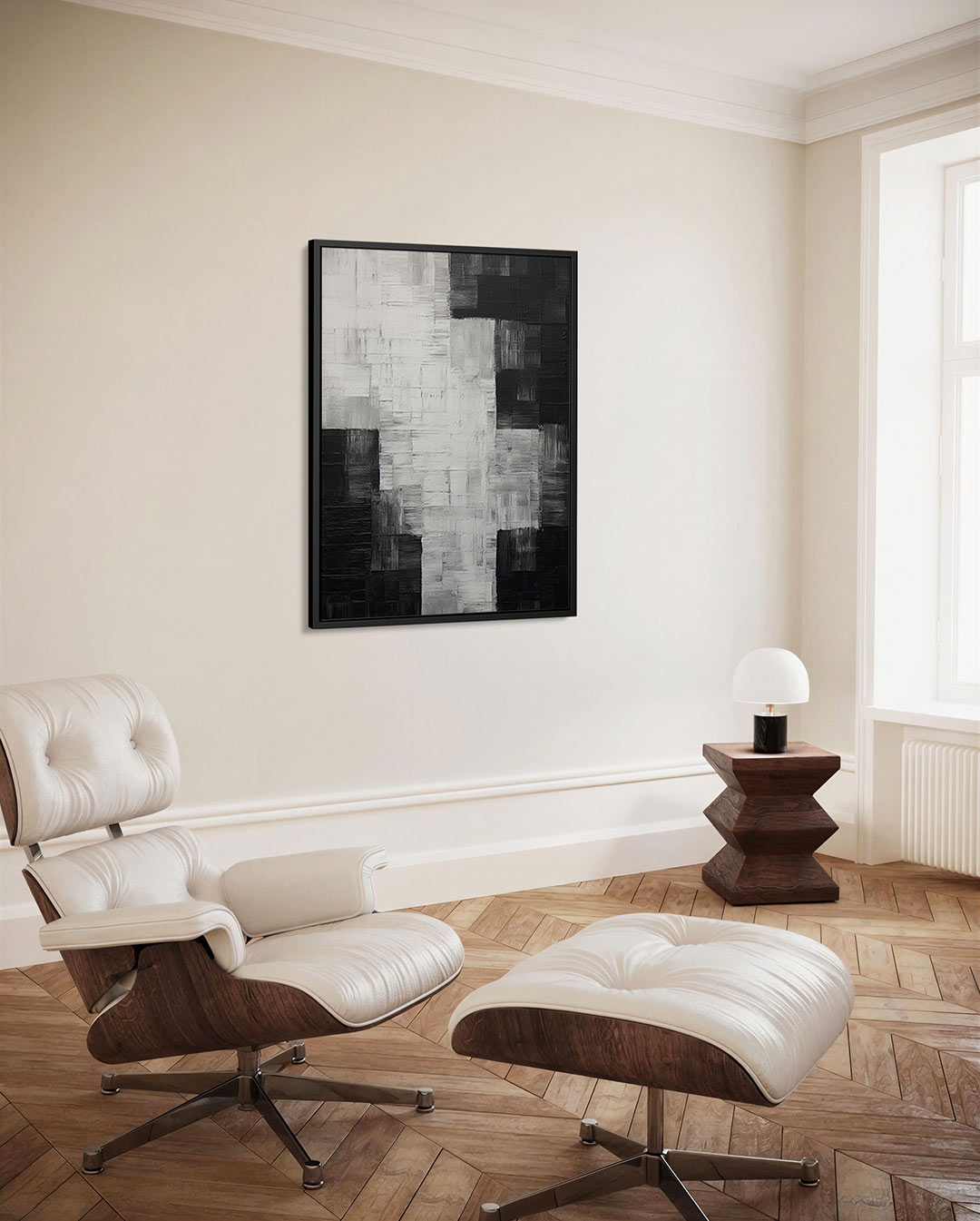 Geometrische vlakken – decoratief kunstwerk voor aan de muur