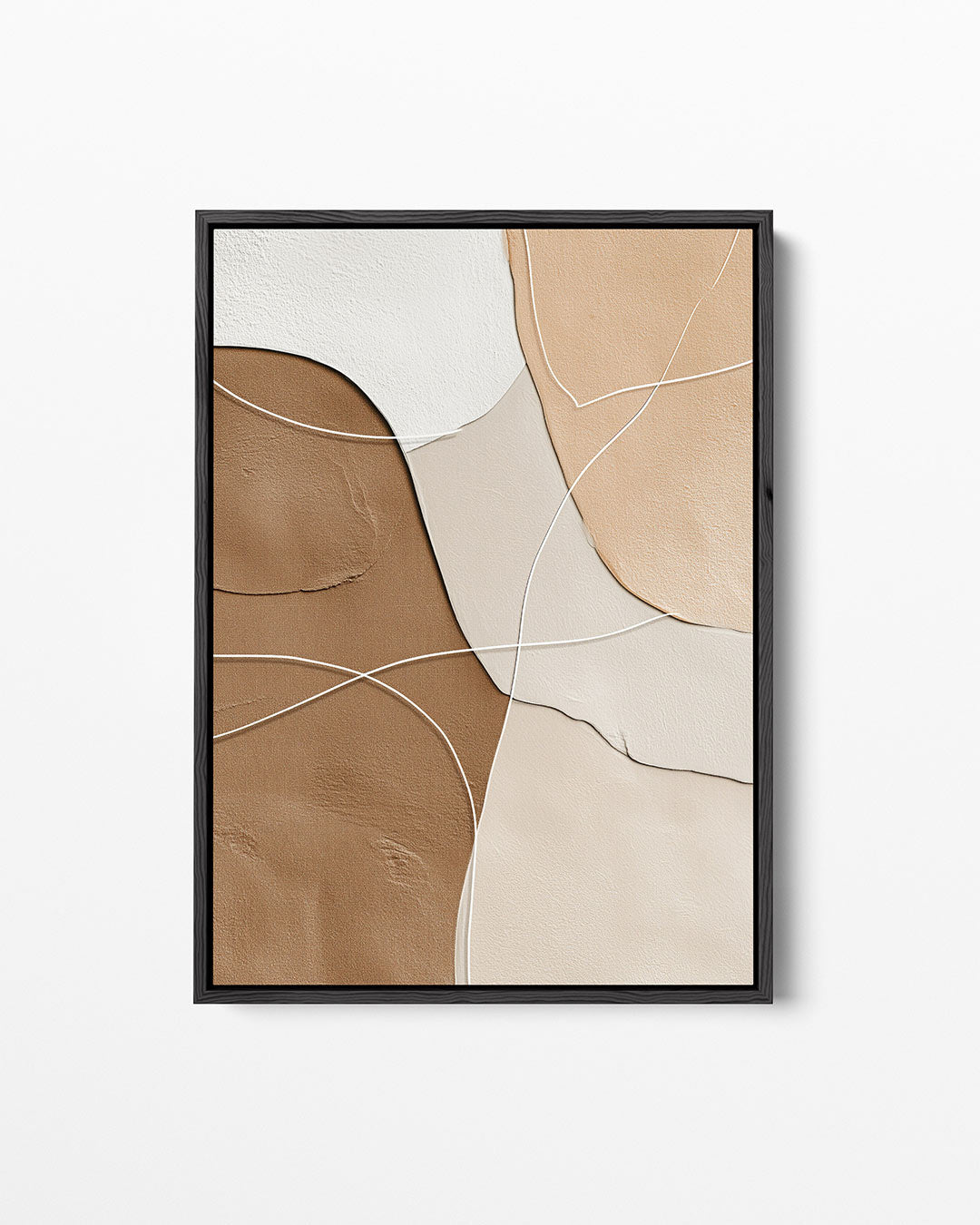 Organische vormen – staand wanddecoratie kunstwerk