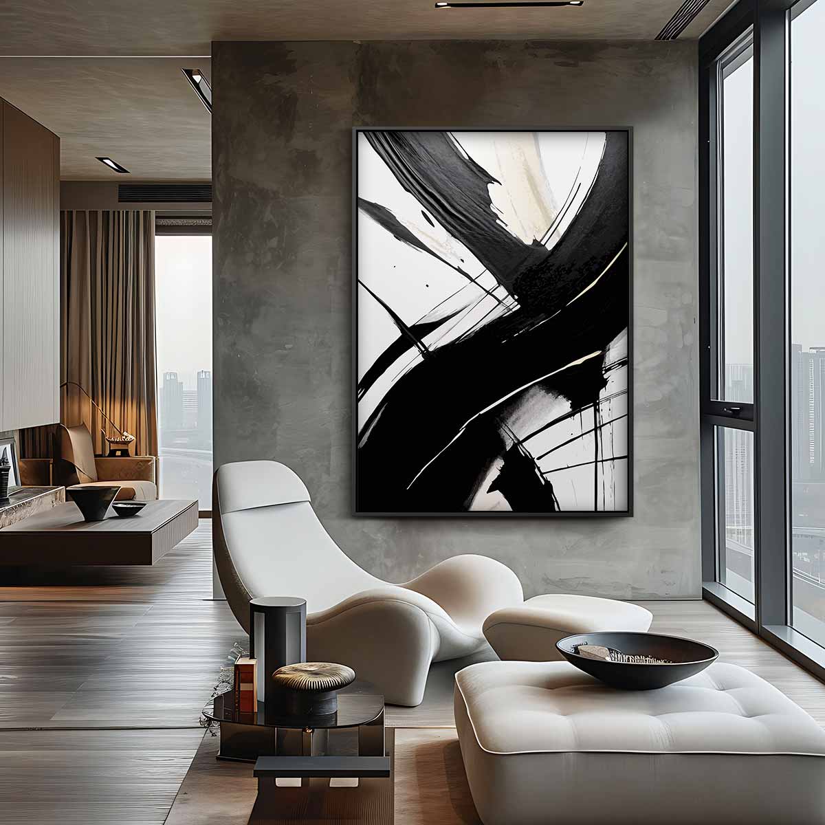 Tijdloze Slagen – canvas wanddecoratie in portret formaat