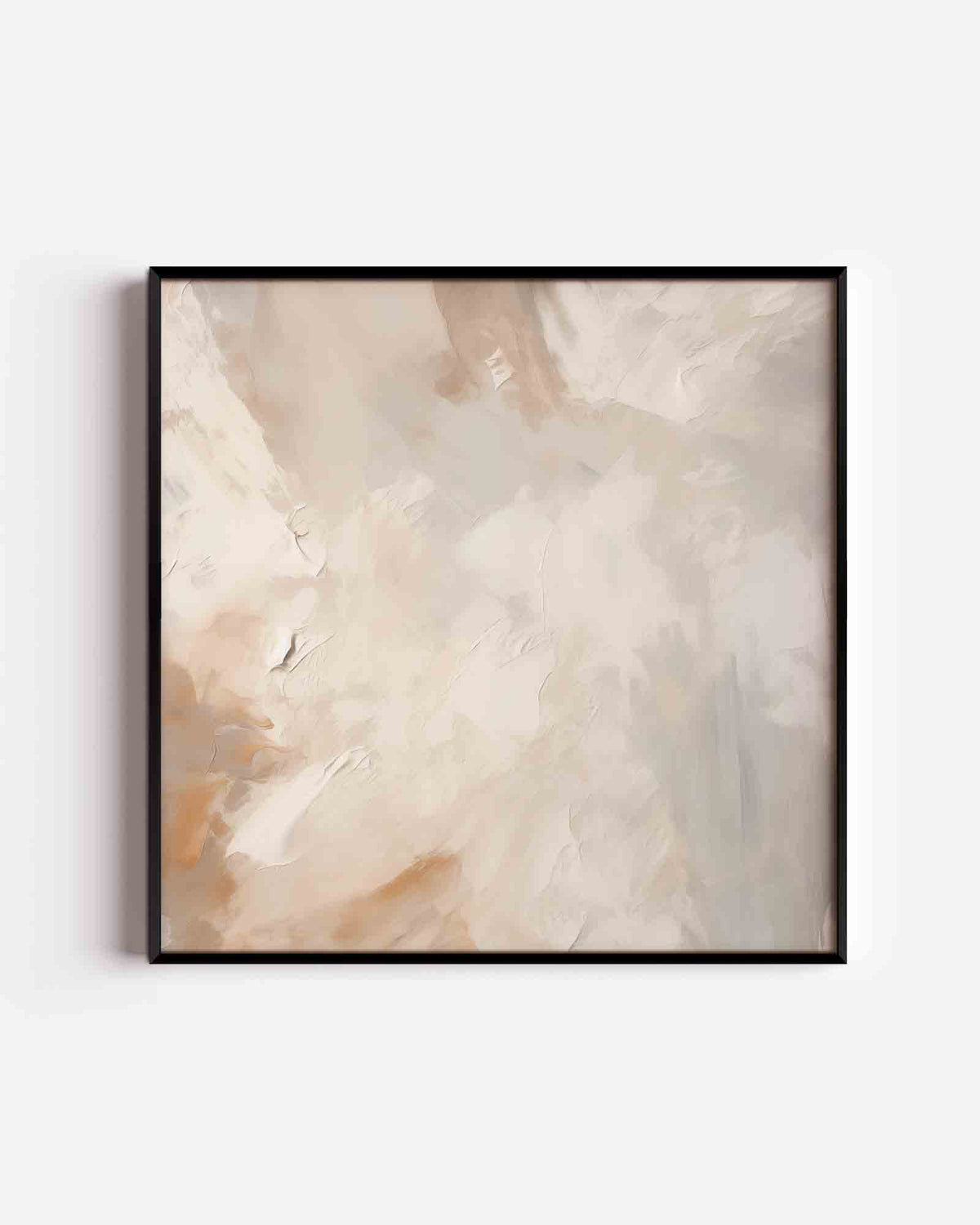 Abstracte beige textuur – abstracte vierkante poster als wanddecoratie