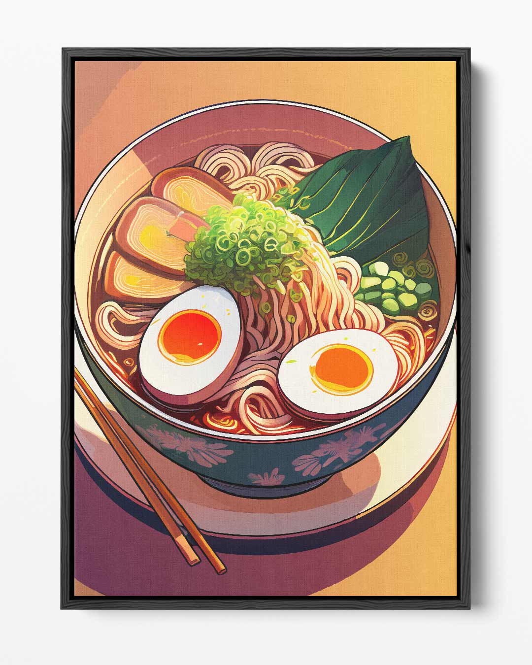 Levende Ramen Kom – portret kunstwerk als wanddecoratie