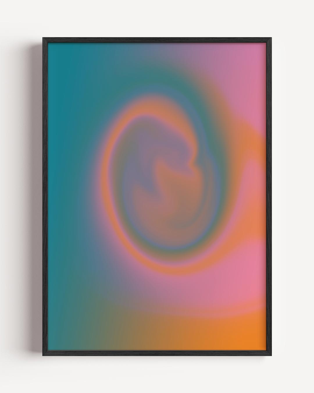 Kleurrijke Swirl Dromenvanger – kleurrijke abstracte portret poster als wanddecoratie