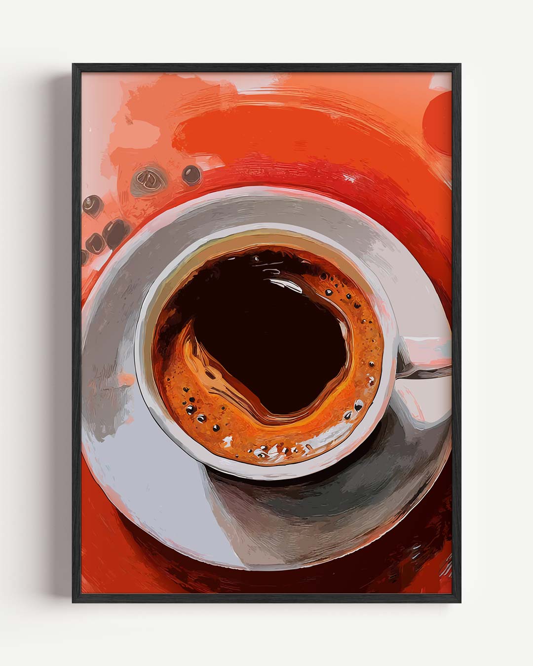 Espresso Bliss Art – keuken portret poster als wanddecoratie