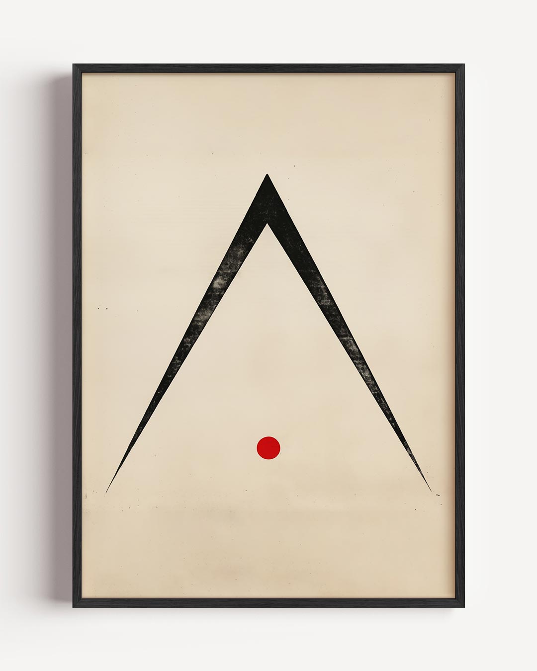 Minimalistische Geometrische Kunstposter – abstracte portret poster als wanddecoratie