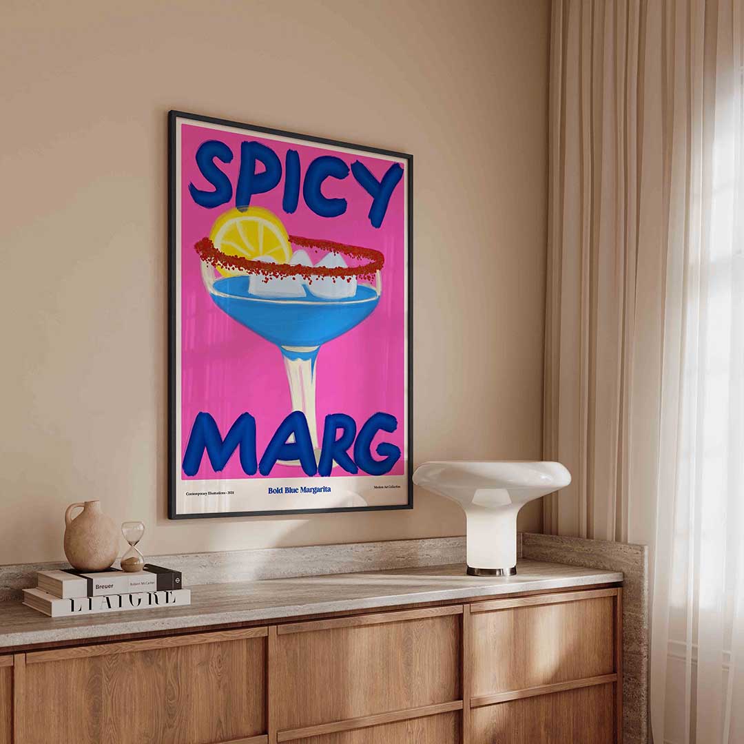 Spicy marg – urban poster in staand formaat