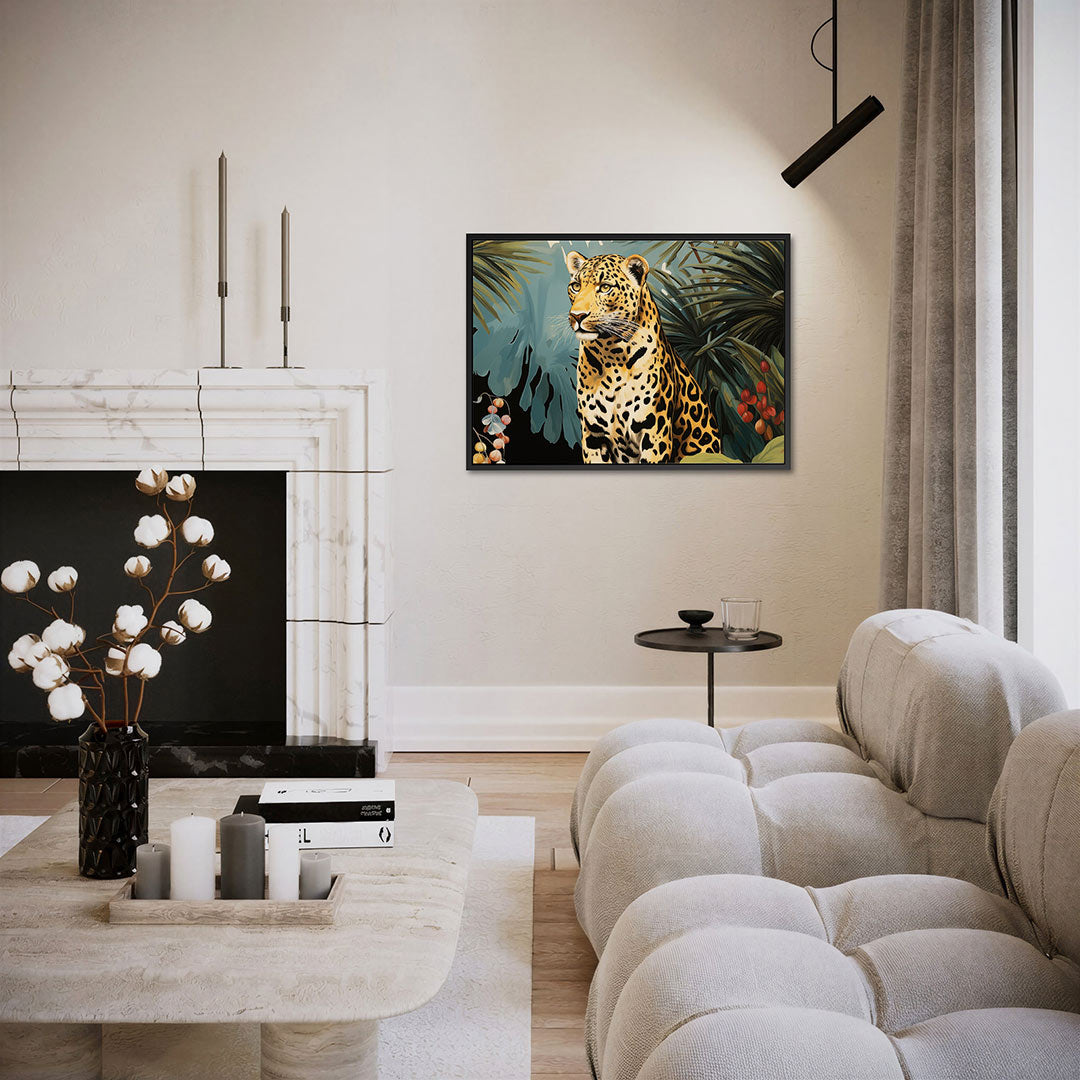 Exotische dierenwereld – liggende wanddecoratie