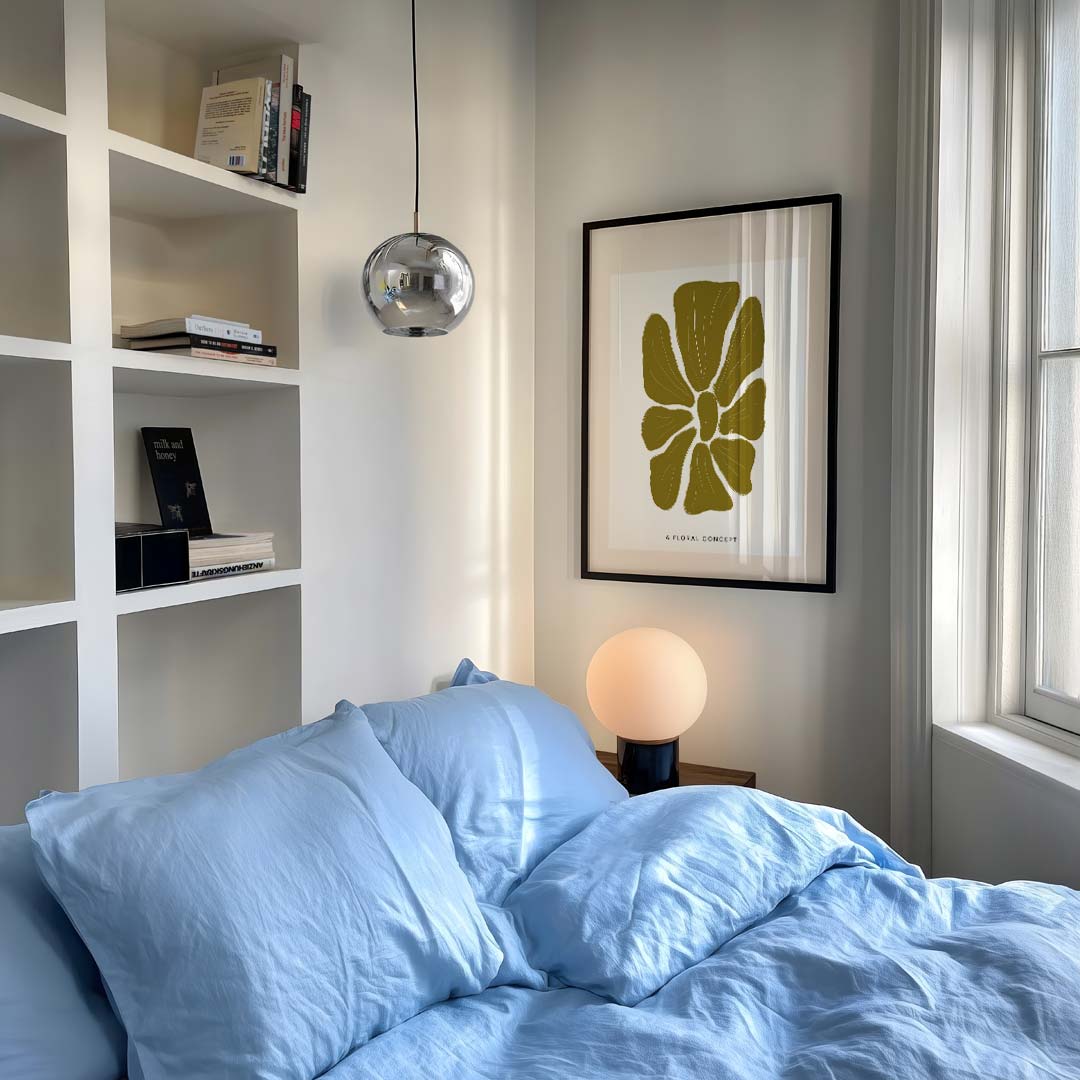 Bloemenfantasie – staande muurposter met bloemen