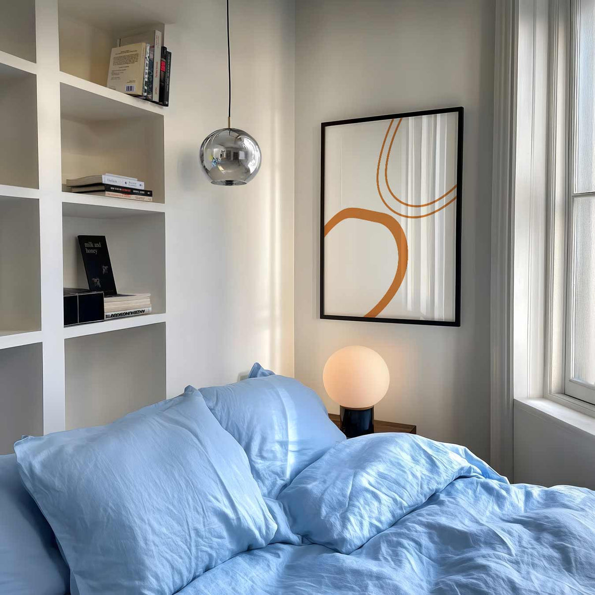 Moderne Abstracte Vormen – abstracte poster als moderne staande wanddecoratie