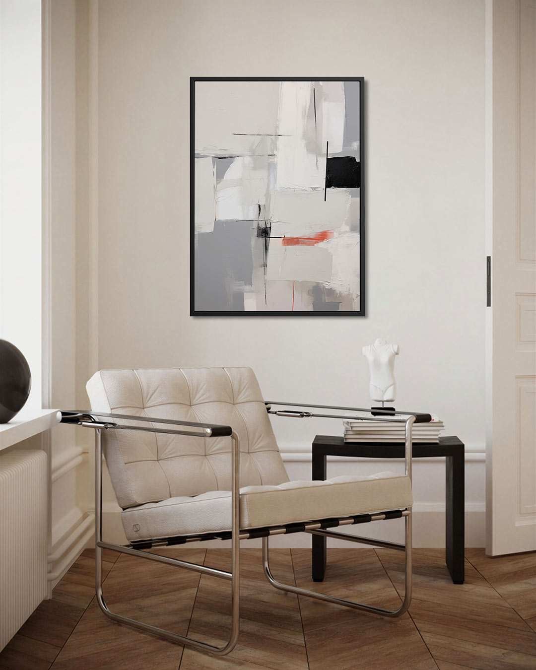 Geometrische vlakken – staand wanddecoratie kunstwerk