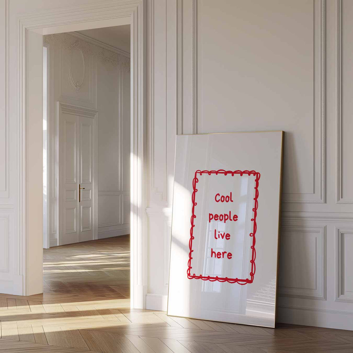 Stoere Mensen – zomer poster als frisse staande wanddecoratie
