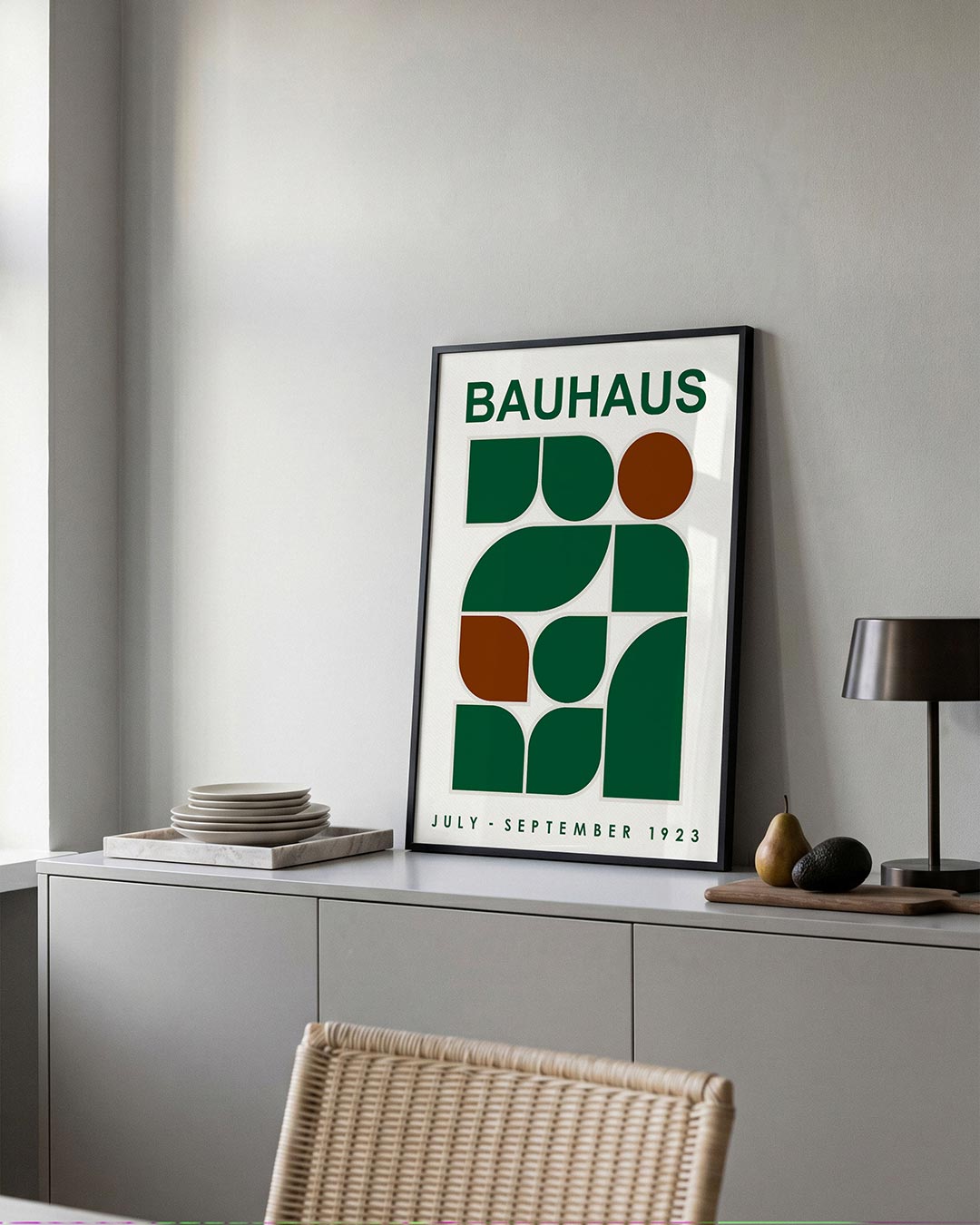  – moderne Bauhaus wandkunst als poster