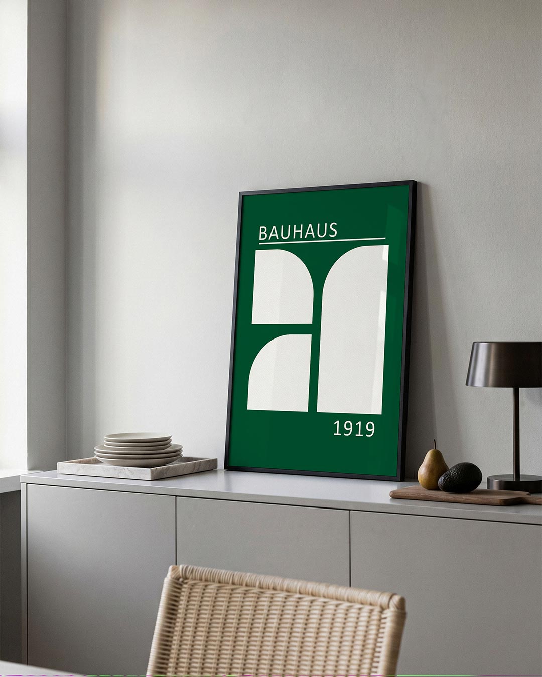  – moderne Bauhaus wandkunst als poster