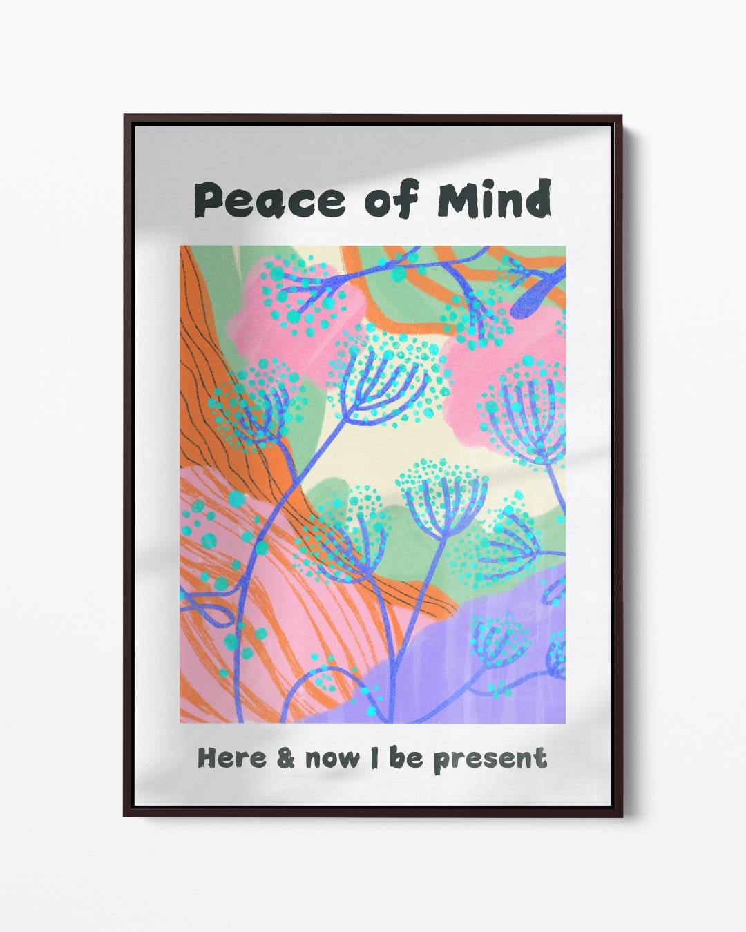 Peace of Mind – portret kunstwerk als wanddecoratie