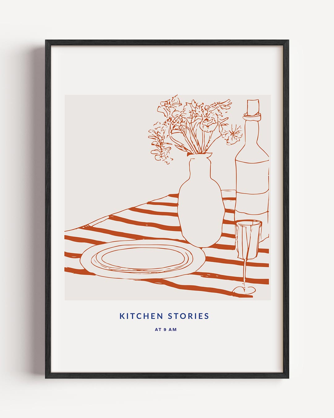 Stijlvolle Keuken Artwork – keuken portret poster als wanddecoratie