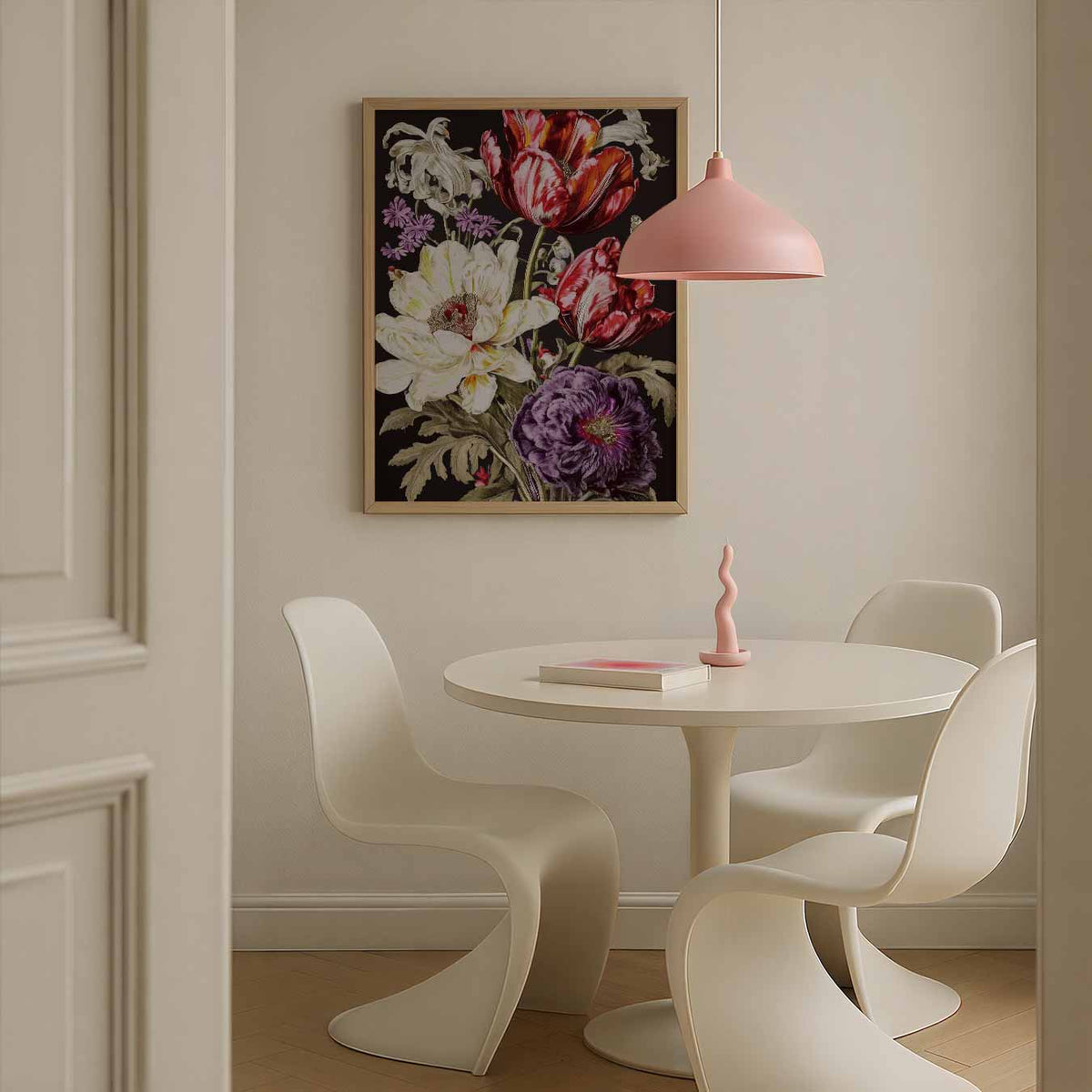 Bloeiende Elegantie – bloemen poster in staand formaat
