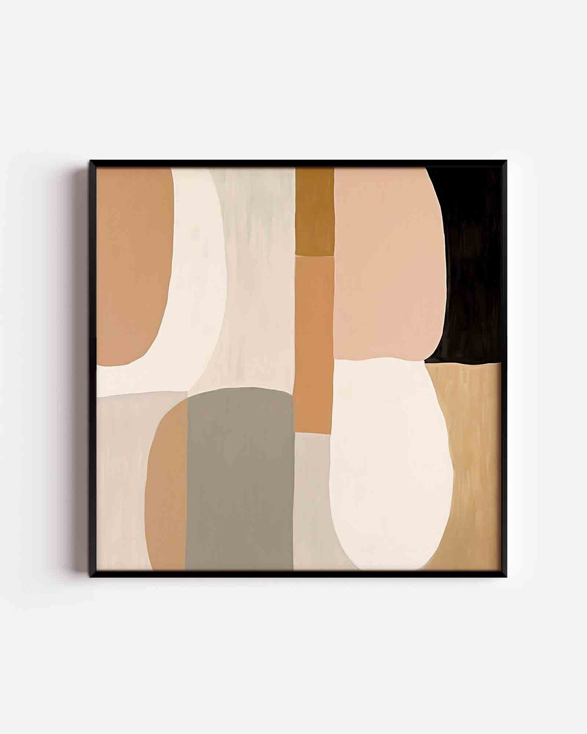 Abstracte vormen – abstracte vierkante poster als wanddecoratie
