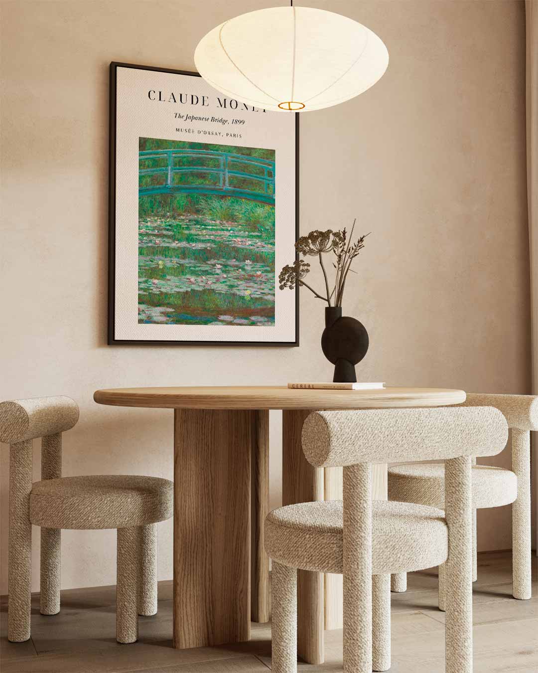 De Japanse Brug – modern portret kunstwerk van WallArtistic
