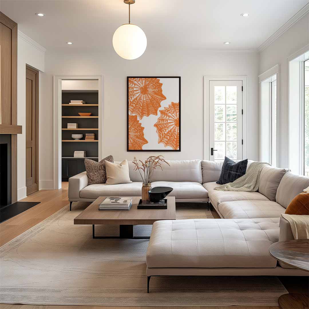 Zonnige Stalen – staande wandkunst voor woonkamer of interieur