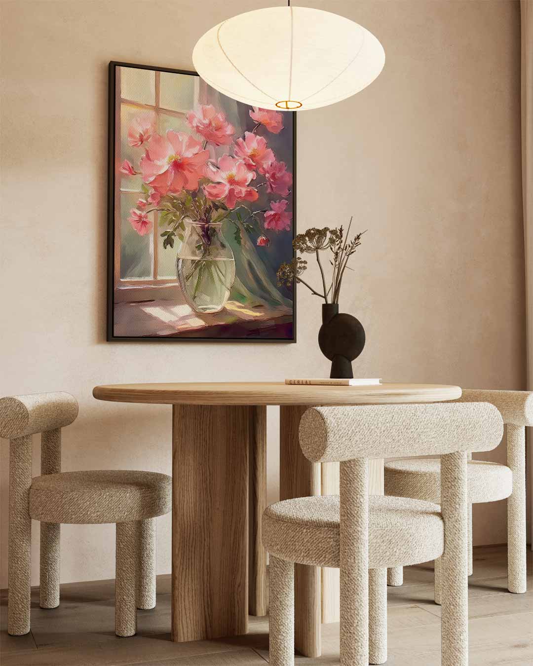 Zonnige Bloemenpracht – staande wandkunst voor woonkamer of interieur
