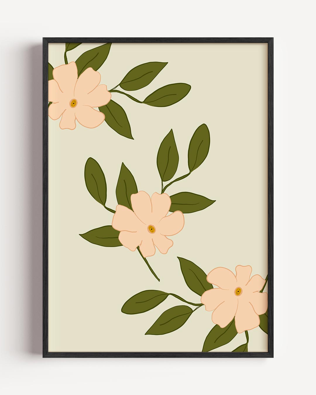 Tijdloze Bloemenpracht – bloemen portret poster als wanddecoratie