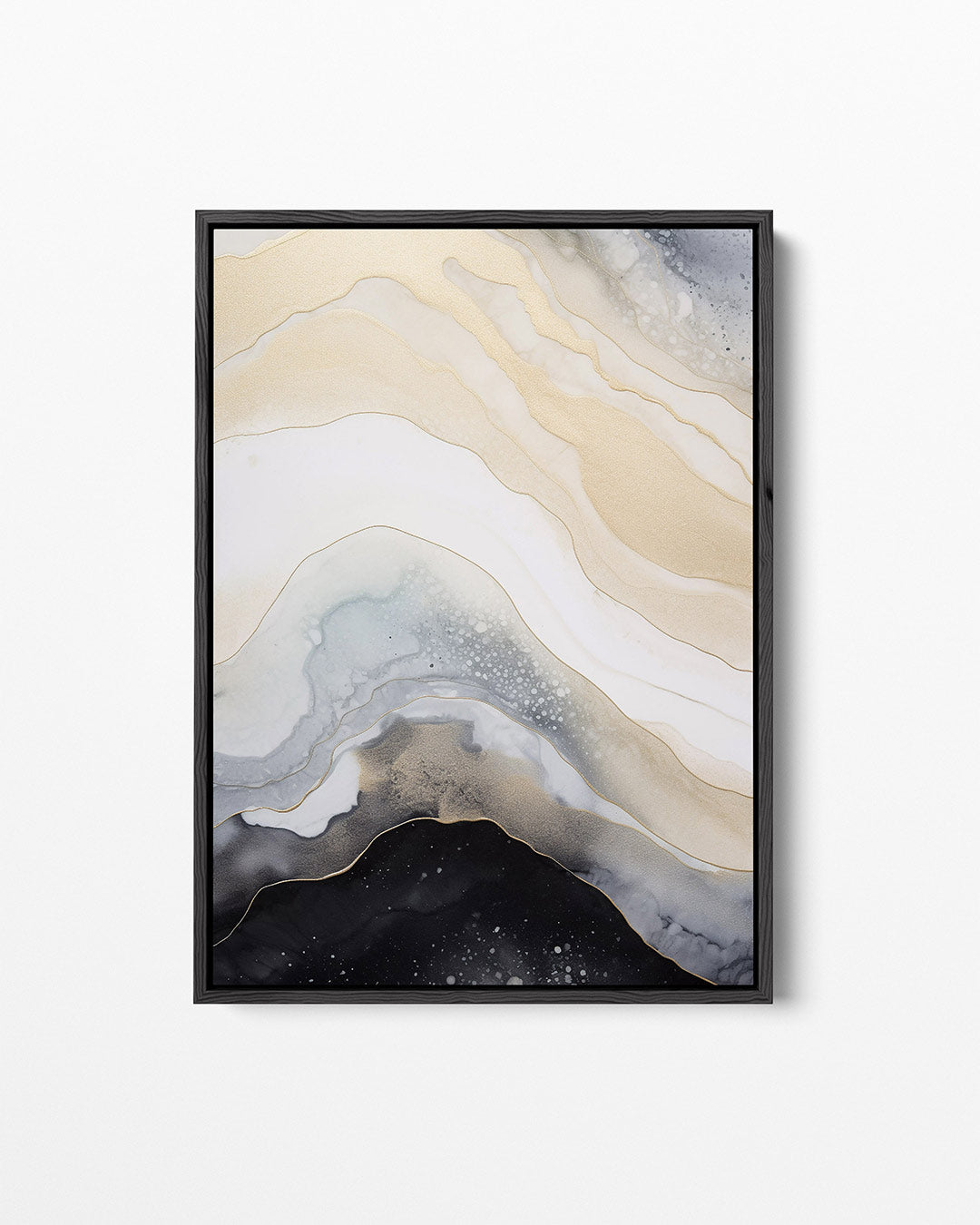 Gelaagde natuurelementen – staand wanddecoratie kunstwerk