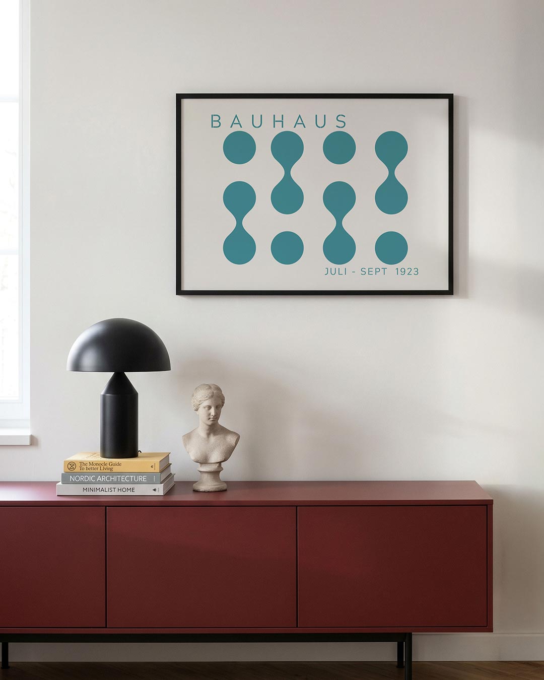 Vorm en ritme – moderne Bauhaus wandkunst als poster