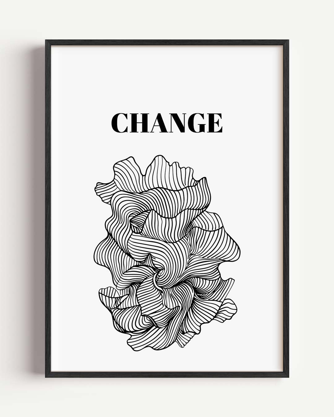 Veranderende Patronen – quote portret poster als wanddecoratie
