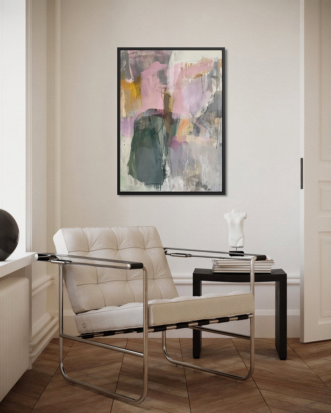 Kleurrijke vormen – staand wanddecoratie kunstwerk