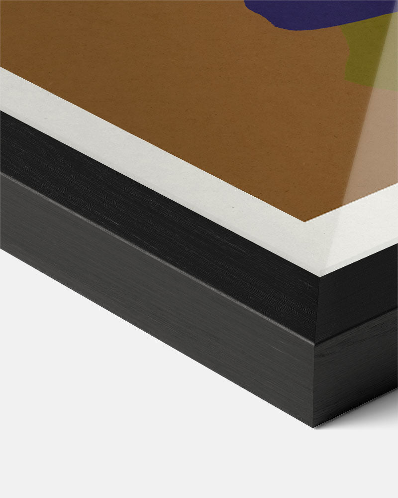 Abstracte Kleurenpracht – staande muurposter voor keuken of eethoek