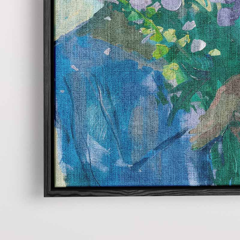 Bloemige Dromen – canvas wanddecoratie in portret formaat