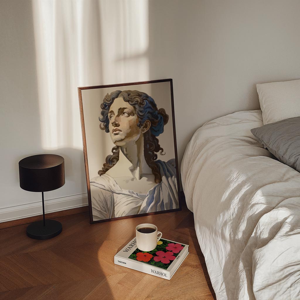 Klassieke Elegantie Portret – staande Popart wanddecoratie van WallArtistic