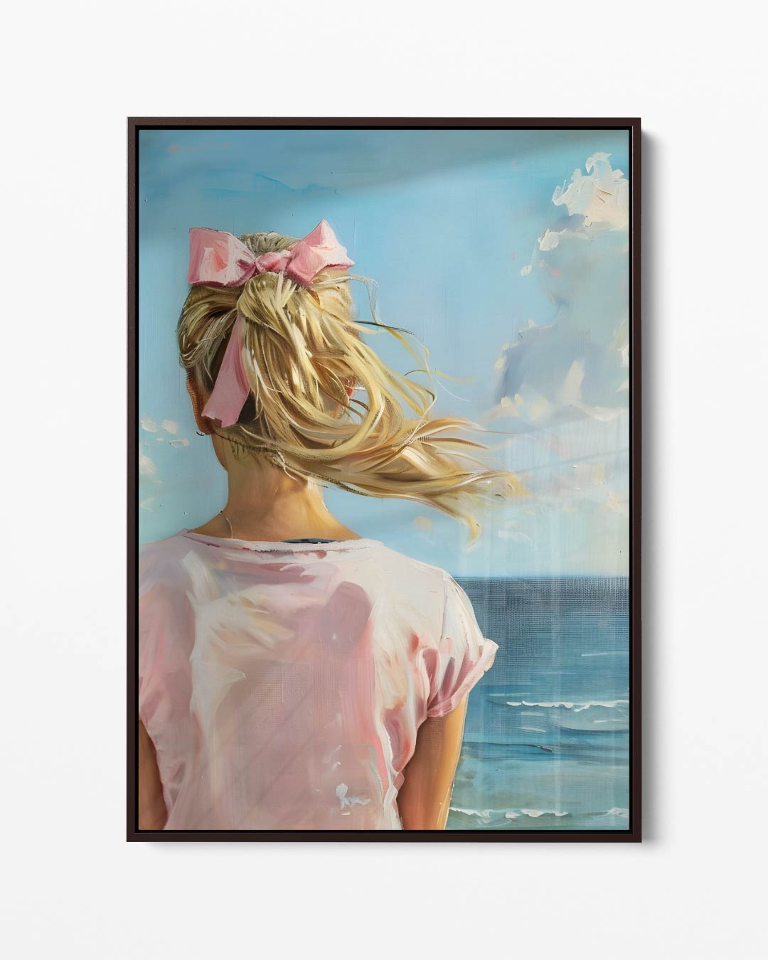 Dromerige Zomerzee – portret kunstwerk als wanddecoratie