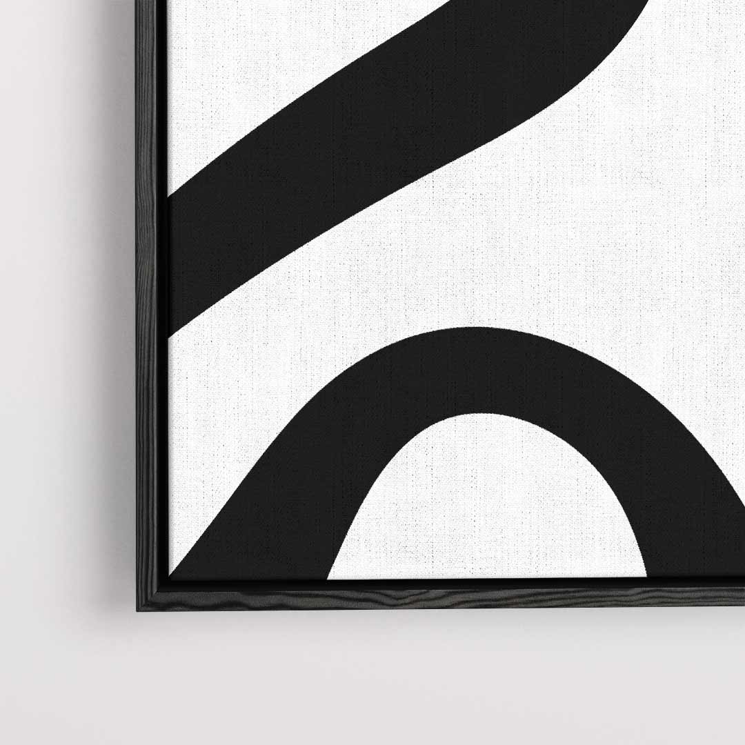 Abstracte Zebrastrepen – dibond kunstwerk als wanddecoratie