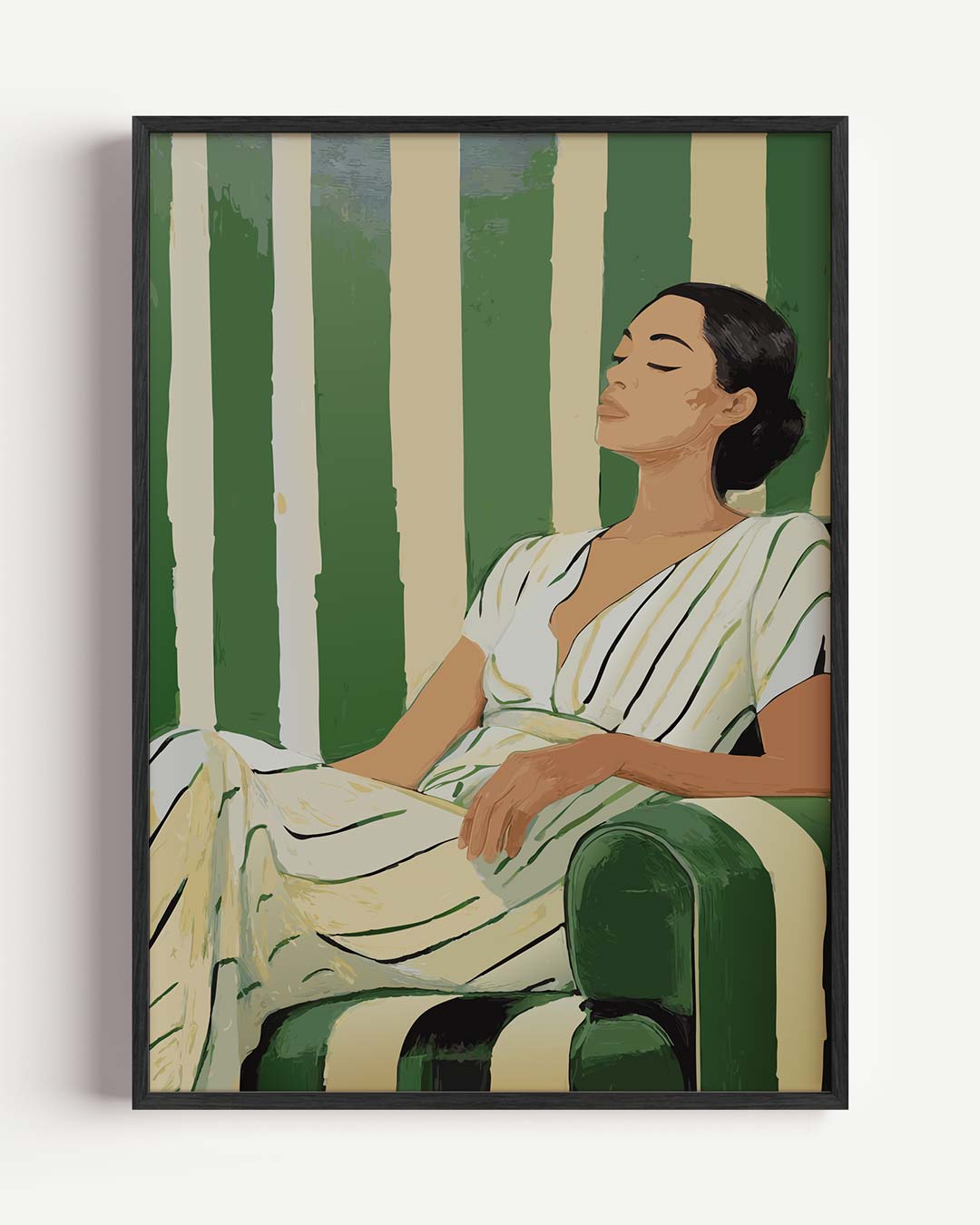Relaxed Moment – zomer portret poster als wanddecoratie