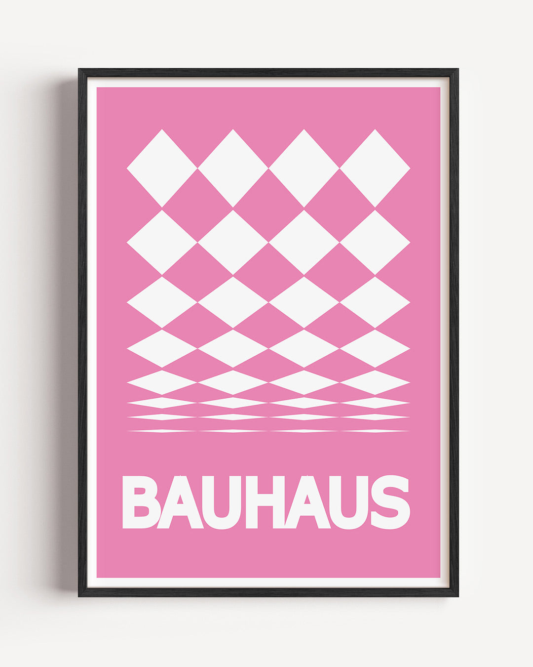 Perspectief – staande Bauhaus poster als wanddecoratie