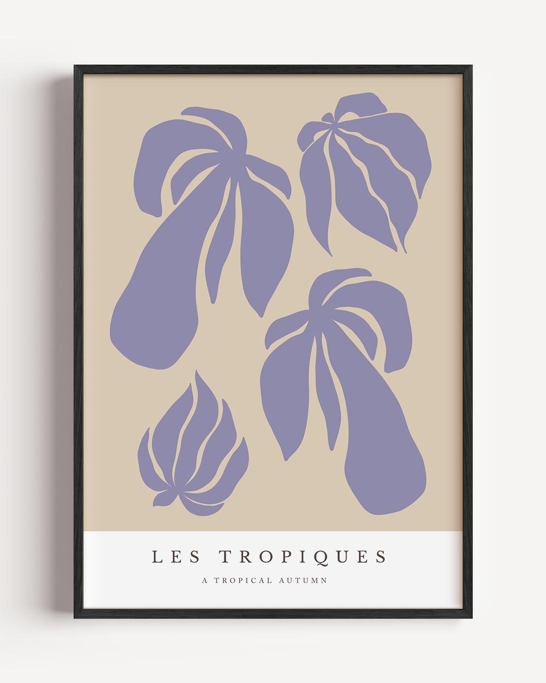 Tropische Herfst Bladeren – boheme portret poster als wanddecoratie