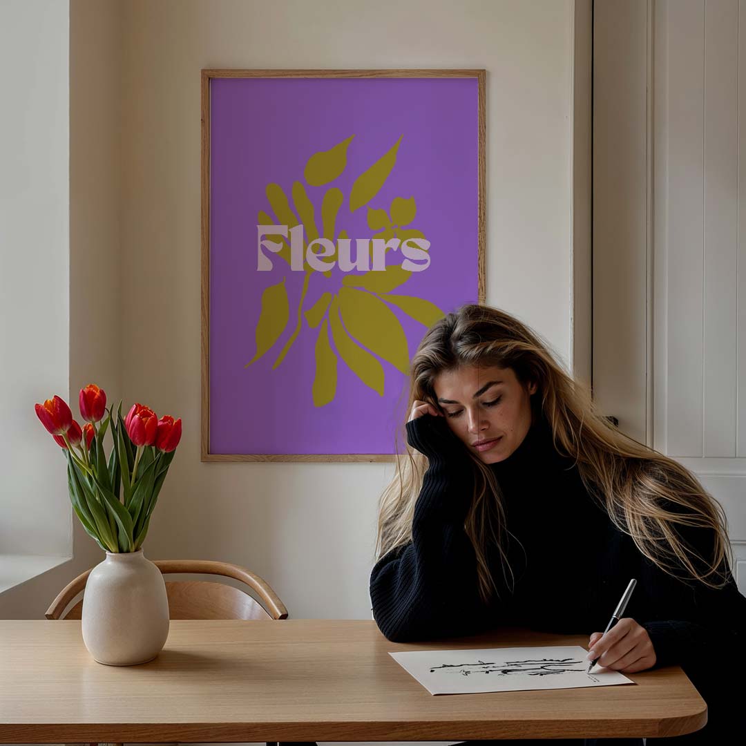 Fleurige Bloemenpracht – bloemen poster in staand formaat