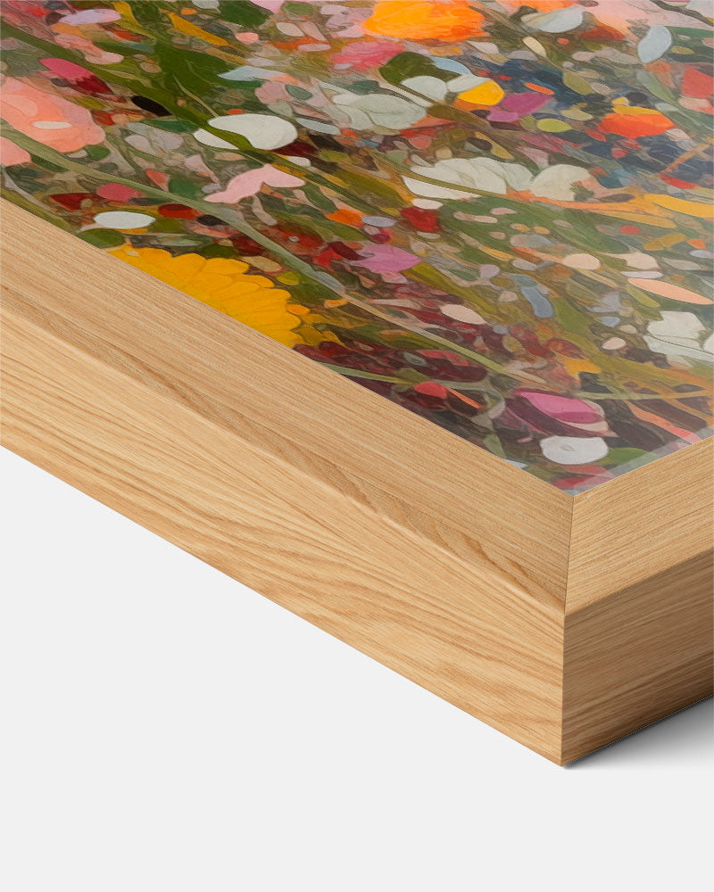 Kleurrijke Bloemenpracht – bloemen poster als moderne staande wanddecoratie