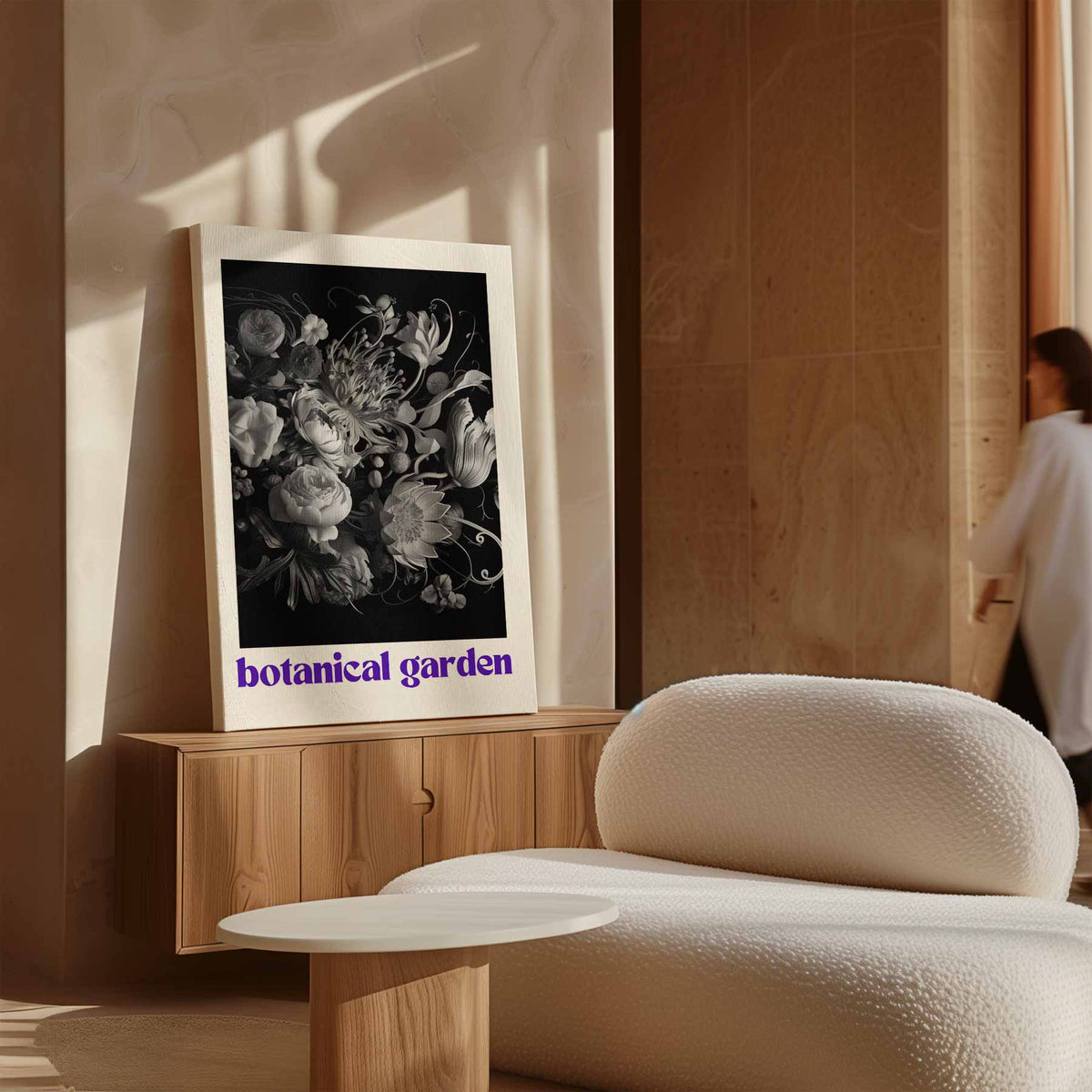 Botanische Tuin Wandkunst – modern portret kunstwerk van WallArtistic
