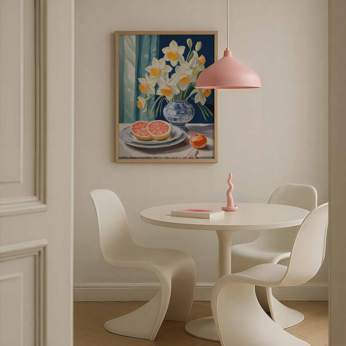 Bloemen en Fruit Sfeerposter – bloemen poster in staand formaat