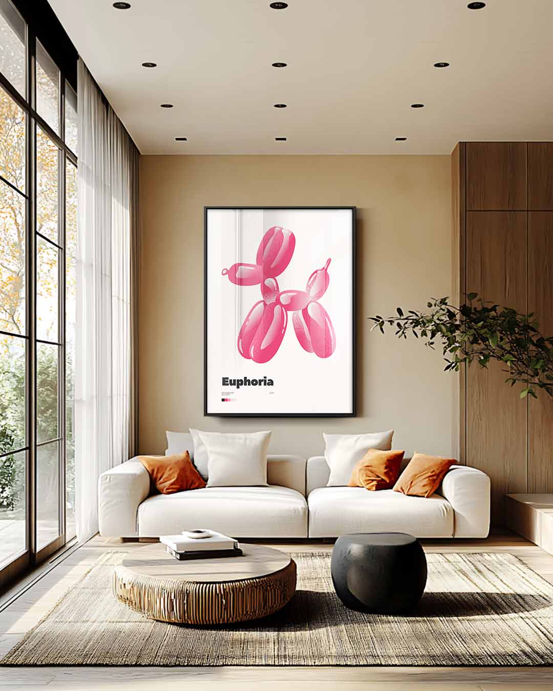 Speelse Euforie – staand kunstwerk voor modern interieur