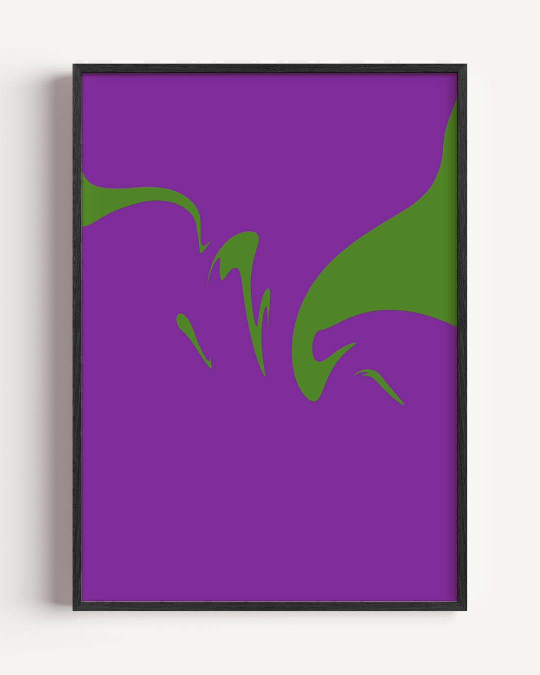 Vrolijke Kleuren Abstracte Kunst – kleurrijke abstracte portret poster als wanddecoratie
