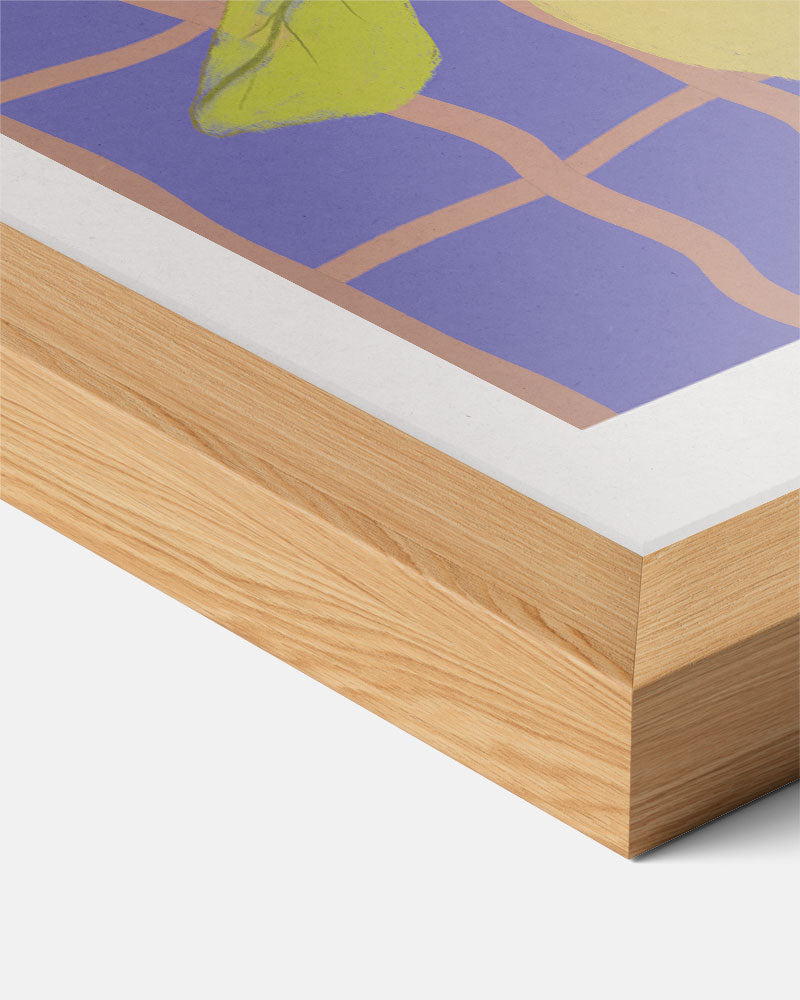 Frisse Citroen Droom – staande keuken wanddecoratie van WallArtistic
