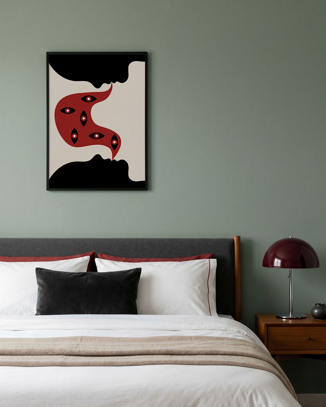 Vormen en vlakken – geometrische poster in Bauhaus-stijl van WallArtistic