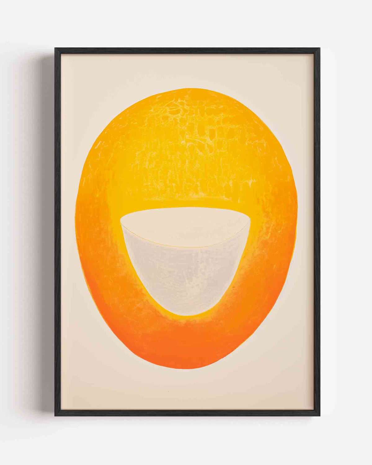 Ovale vormen – Kunst & Design poster als staande wanddecoratie