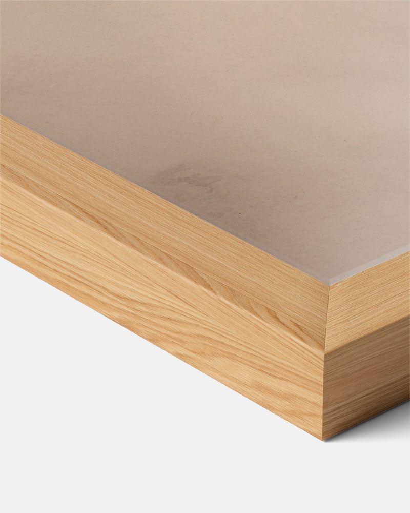 Natuurlijke Elegantie – abstracte textuur poster in staand formaat