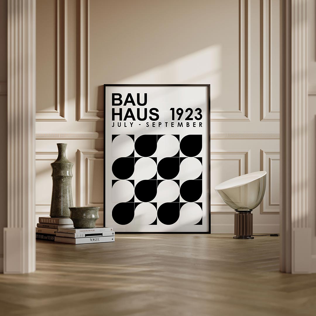  – moderne Bauhaus wandkunst als poster