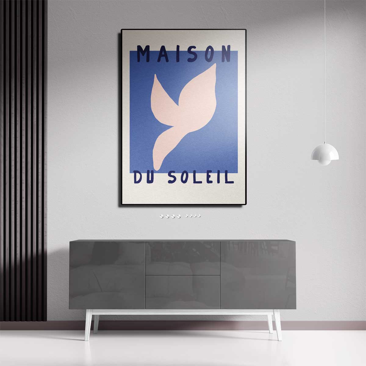 Maison Du Soleil Kunstposter – portret wandkunst van WallArtistic